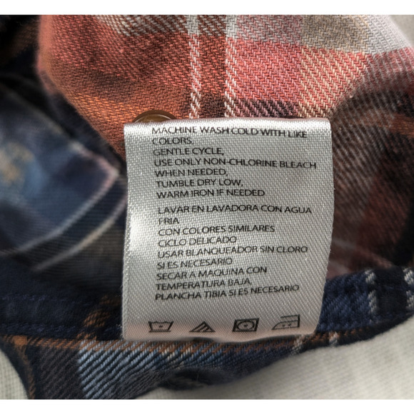 Refreshed - Original Weatherproof Vintage Flannel Upcycled with Pink Floyd - Picture 3 of 5